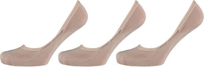 Apollo - 6-Pack - Bamboe Footies - No Show - Vochtabsorberend - Heren / Dames - skin - 35-38 - 121477000