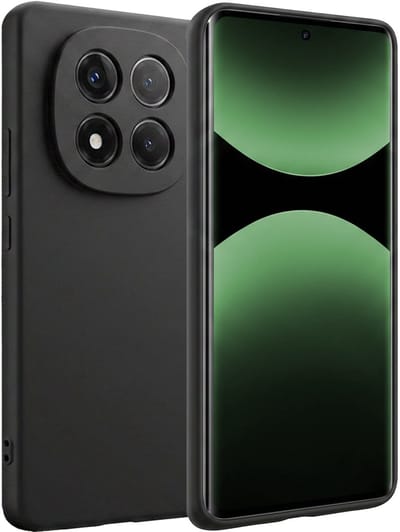 Hoesje Geschikt voor Xiaomi Redmi Note 14 Pro - Sterk & Shockproof - Hoes Cover - Siliconen Case - Zwart