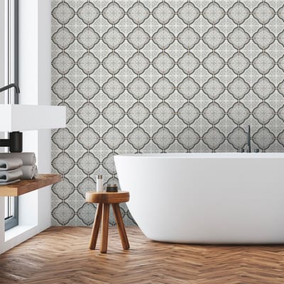 Zelfklevende tegelmuurstickers voor keuken en badkamer - 30 tegelstickers, Duitse Azulejos-stijl - 30 stickers, 15x15 cm