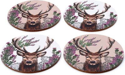 Onderzetters - Wild Hert - Set 4 - 10cm