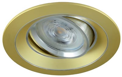 LED inbouwspot Andre -Rond Goud -Warm Wit -Dimbaar -3W -Philips LED
