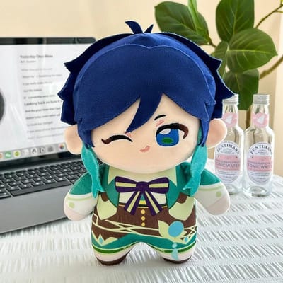 Schattige Genshin Impact Pluche Pop Mini Knuffel Anime Speelgoed Zacht Pluizig Spel Knuffel Nahida Diluc Raiden Shogun Zhongli Venti Ayato 25cm