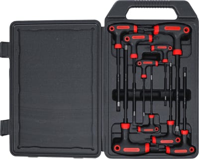 Schroevendraaierset met T-handles en Torx Profiel | T10 - T50 | 9-delig