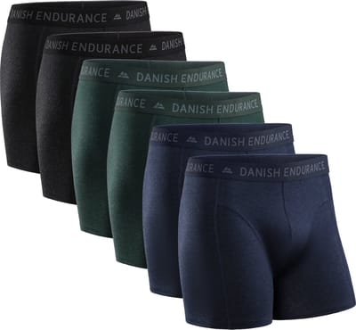 DANISH ENDURANCE Boxershorts - Katoenen Ondergoed - Klassieke Pasvorm - Heren - 6 paar - 3XL