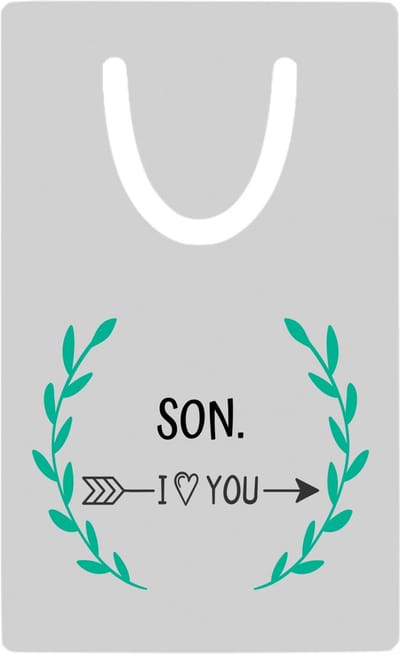 Hacebo® - son I love you metalen boekenlegger - Zoon - de liefste zoon - verjaardag - cadeautje voor zoon - zoon artikelen - kado - geschenk Bladwijzer boekenleggers - 7.6 cm x 5cm