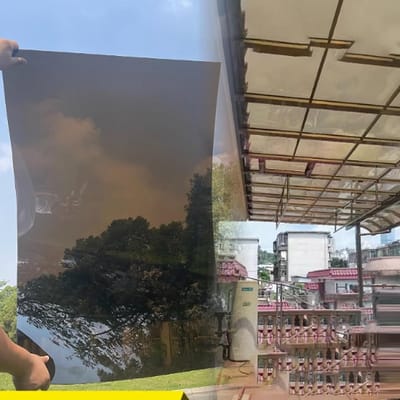 Transparant Polycarbonaat Plaat 1mm Dikte - Stevig Dakpaneel voor Kas, Schuur of Patio