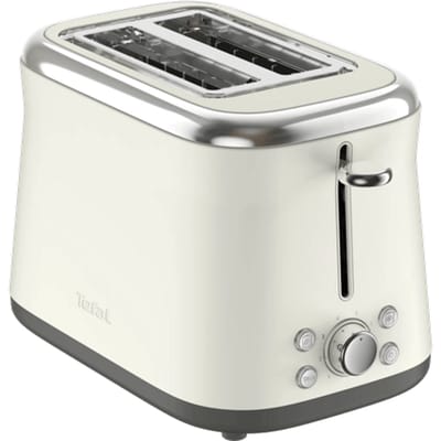 Tefal Collection TT720A Broodrooster - 8 Bruiningsniveaus - Extra Brede Sleuven - Rise - Voor Grote Sneetjes