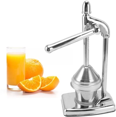 Allecto - Handmatige fruitpers - Ergonomisch en food grade - Oranje kleur - Sinaasappelpers - Voor thuisgebruik - Geschikt voor sinaasappels en g