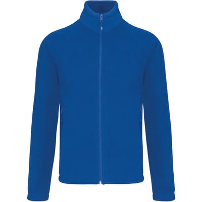 Kariban Microfleece met rits en raglanmouwen heren K917 - Royal Blue - L
