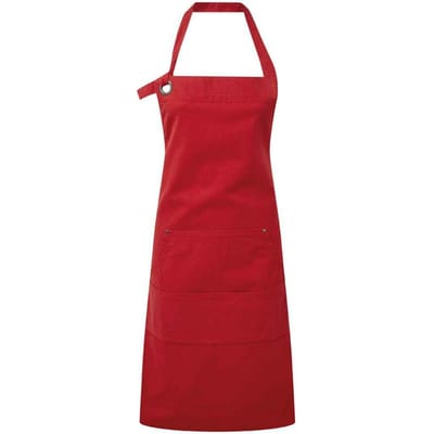 Premier Calibre Zwaar Katoenen Zakschort (Rood)