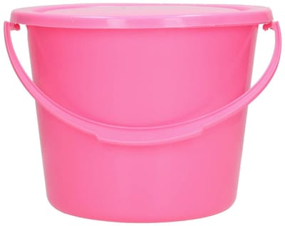 Barato Emmer Barato Met Deksel Roze