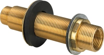 Viega Raxofix wanddoorvoer, Rp 1/2, G 3/4, L 120 roodkoper Model 2132.9, 470913