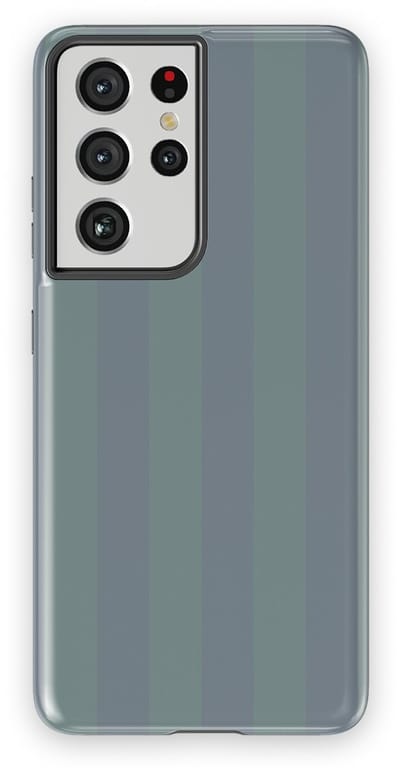 DripCase Gestreept Hoesje Samsung Galaxy S21 Ultra | Backcover met Mag | Stripes Motief | Trendy Case Samsung Galaxy S21 Ultra met Strepen Blue Mojito