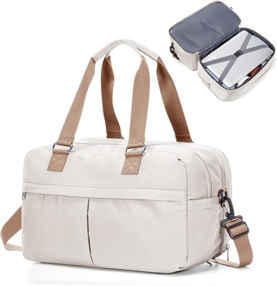 Waterdichte Reistas Handbagage 40x20x25 - Weekendtas met Schoenenvak en Nat Vak