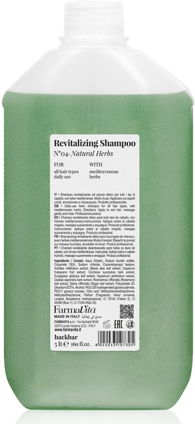 Shampoo Back Bar Farmavita 030137
