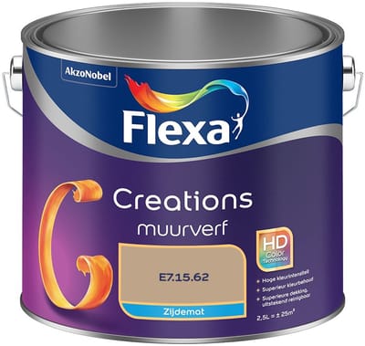 Flexa - Creations Muurverf Zijdemat - E7.15.62 - Mengverf - 2,5 L
