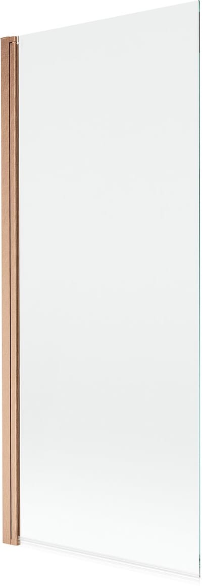 Mexen Mist douchewand 1-deurs 80 x 150 , transparant, geborsteld koper - 8A9-080-001-65-00