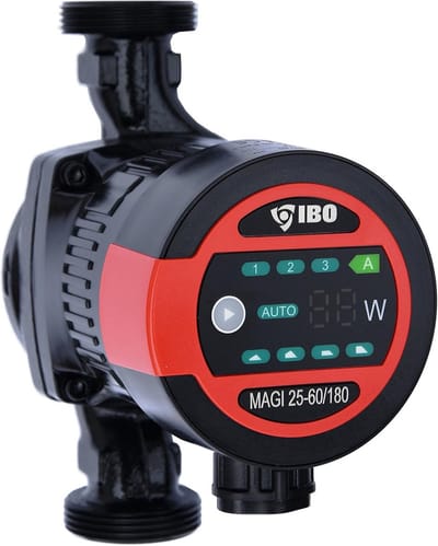 Zwarte Waterpomp Circulatiepomp voor Verwarming