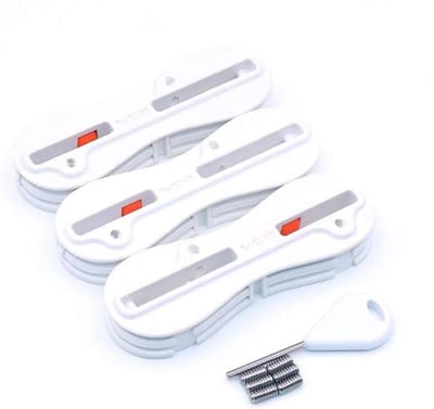 Vin Plug Set - Finsysteem Accessoires - Surfplank Reparatie - Achterwaarts Compatibel - 3 Stuks - Wit