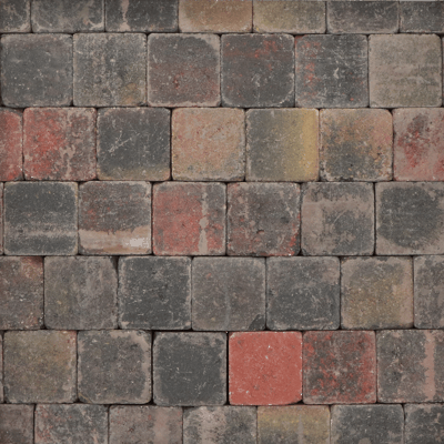 Trommelstenen of koppelstones bont 10x10x6cm (m2)
