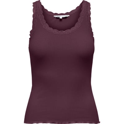 Only Top Onlsara Sharai Life Tank Top Jrs No 15345994 Burgundy Dames Maat - XS