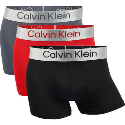 Calvin Klein Logo Comfort Fit Boxer Briefs Herenondergoed LV00NB4269-OGU M gray