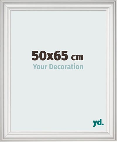 Your Decoration - Fotolijst 50x65 cm - MDF - Wit Geveegd - Lazio