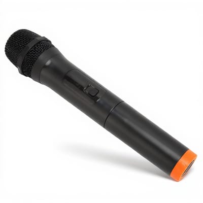 Allecto - Universele UHF-microfoon - Draadloze USB-microfoon - Professioneel handmicrofoonsysteem - Geschikt voor Thuis Karaoke - Ideaal voor Meeti...