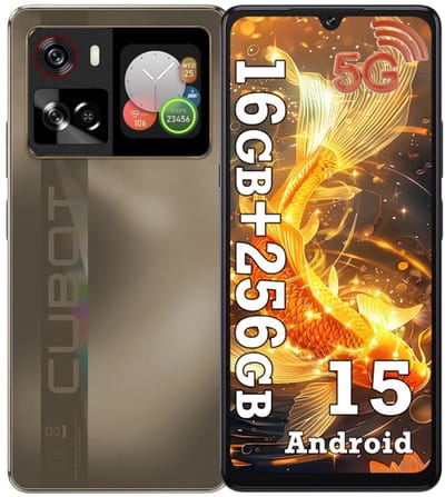 CUBOT X100 Smartphone - 5G - 16GB RAM - 256GB ROM - 5100 mAh - 6.88 inch 120Hz - Android 15 - NFC - OTG - Gouden