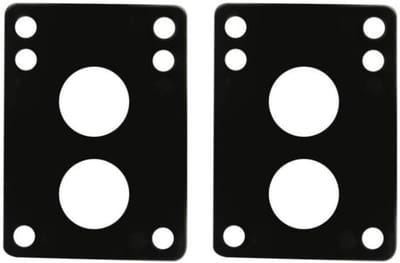 Skateboard Shock Pad - Longboard Verhoger - Voorkomt Wheelbite - Absorbeert Schokken - 3mm of 6mm - Zwart