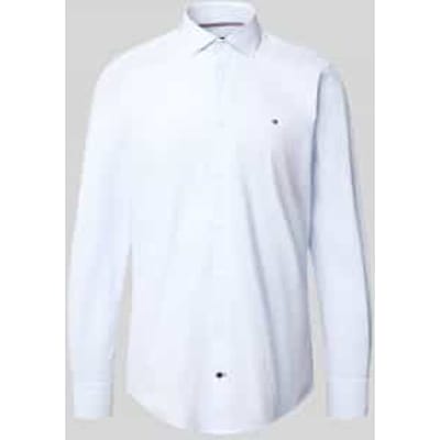 tailored fit zakelijk overhemd van katoenmix