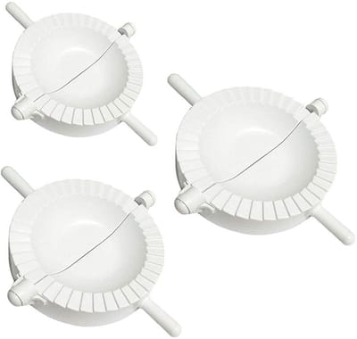 Famanu – Set van 3 dumpling en ravioli deegpersen voor gebak en hartige vullingen
