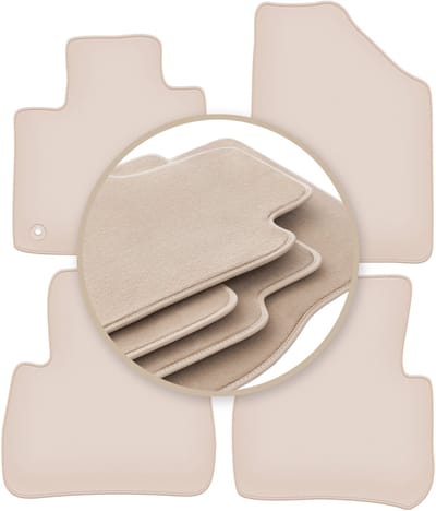 PREMIUM beige vloermatten voor: Nissan Murano Z51 SUV 2008-2015