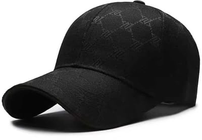 Designer Pet Zwart - Verstelbare Achterkant - Clip - Deluxe - Cap - Unisex