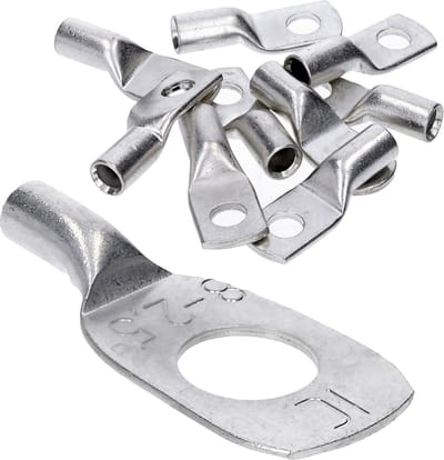 10 stuks Kalitec HR25-8 standaard buiskabelschoenen 25 mm² M8 I zonder kijkgat I Made in Germany