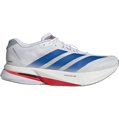 Adidas Adizero Boston 13 Sneakers Heren - Wit - Maat 48 - Mesh/Synthetisch
