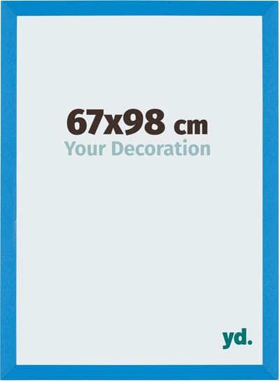 Your Decoration - Fotolijst 67x98 cm - MDF - Helder Blauw - Mura