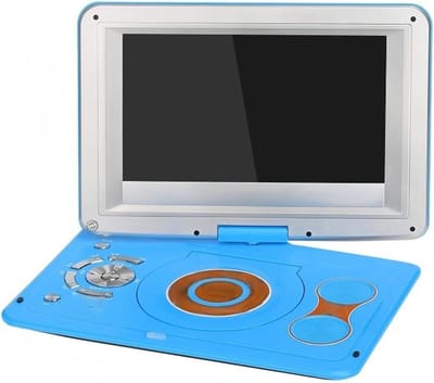 Draagbare DVD-speler - Mini TV - Films Kijken - 180 graden draaibaar scherm - 10.1 inch scherm - Blauw