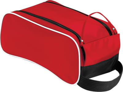 Quadra Teamkleding Schoenenzak - 9 Liter (Klassiek rood/zwart/wit)