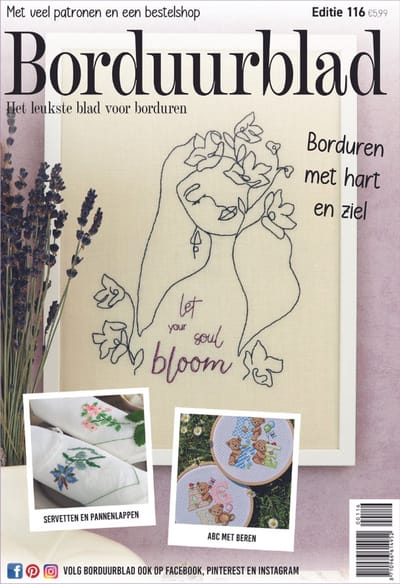 Borduurblad editie 116 - Tijdschrift voor borduren - Magazine - Borduurpatronen