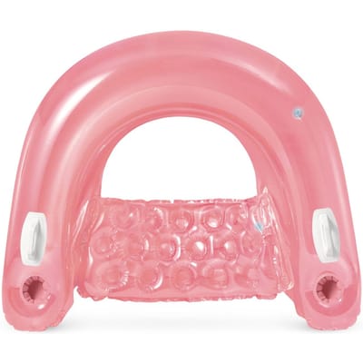 Zwemstoel met handgrepen 147 x 99 cm roze INTEX 58859