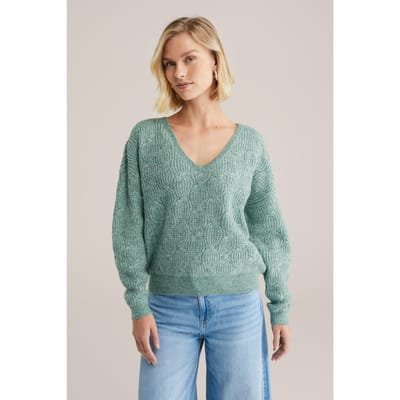 WE Fashion Knitted Pullover Green Taglia: L | Maglioni a maglia Outlet | Donna | Verde