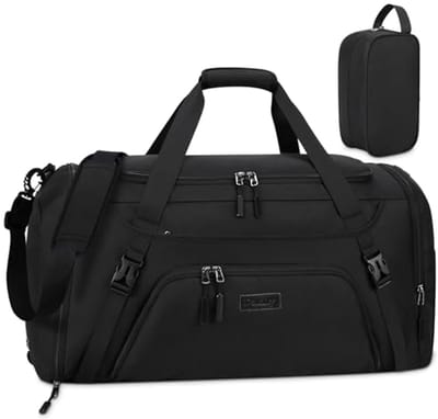 Waterdichte plunjezak voor reizen en sport - Grote weekender tas met schoenvak en toilettas 40L