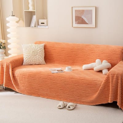 Flanel Alle seizoenen Houten Sofa Handdoek Kussen Leer Pluche Sofa Kussen met Rugleuning Winter Volledige Hoes Antislip 180*130cm