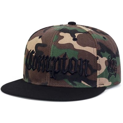 Nouvelle Casquette Compton Street Dance Snapback Hip Hop Headwear pour Hommes Femmes Adultes Extérieur Décontracté Protection Solaire Casquette de Baseball (army green,One Size) vert d’armée