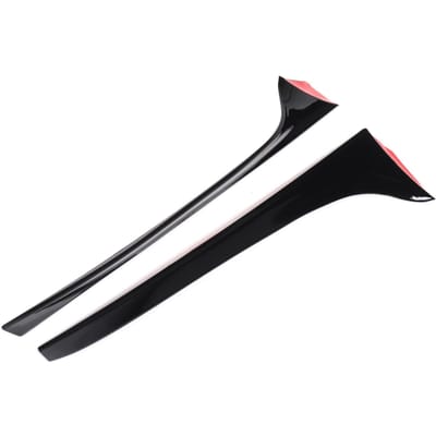 Set Glanzend Zwarte Achterdak Zijspoiler Vleugel Geschikt voor Mk5 6R 6C Standaard 20092017 black
