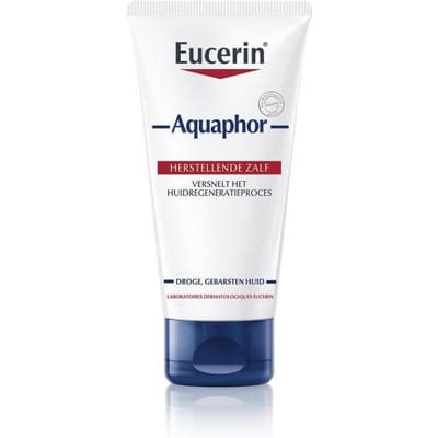 Eucerin Aquaphor Huidherstellende Zalf - Zalf voor Droge en Gebarsten Huid - Voor Lichaam, Gezicht en Babyhuid - Ongeparfumeerd - 40 gram