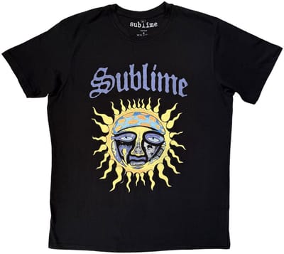 Sublime - Sun Logo Heren Tshirt - S - Zwart