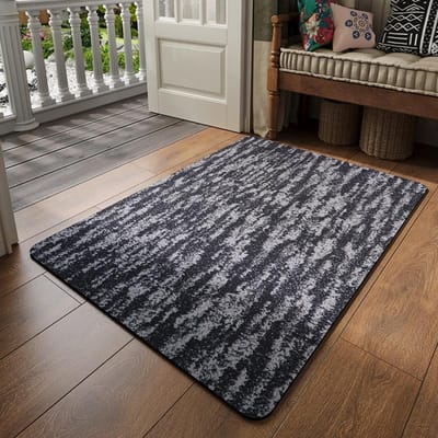 Entree Vloermat Entree Deurmat Huisdeur Antislip Voetmat Licht Luxe Woonkamer Veranda Tapijt Vuilafstotende Mat 45x75cm gray