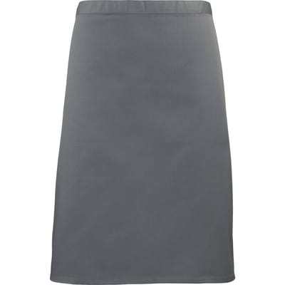 Premier Dames/Dames Mid-Length Apron (Pakket van 2) (Staal)